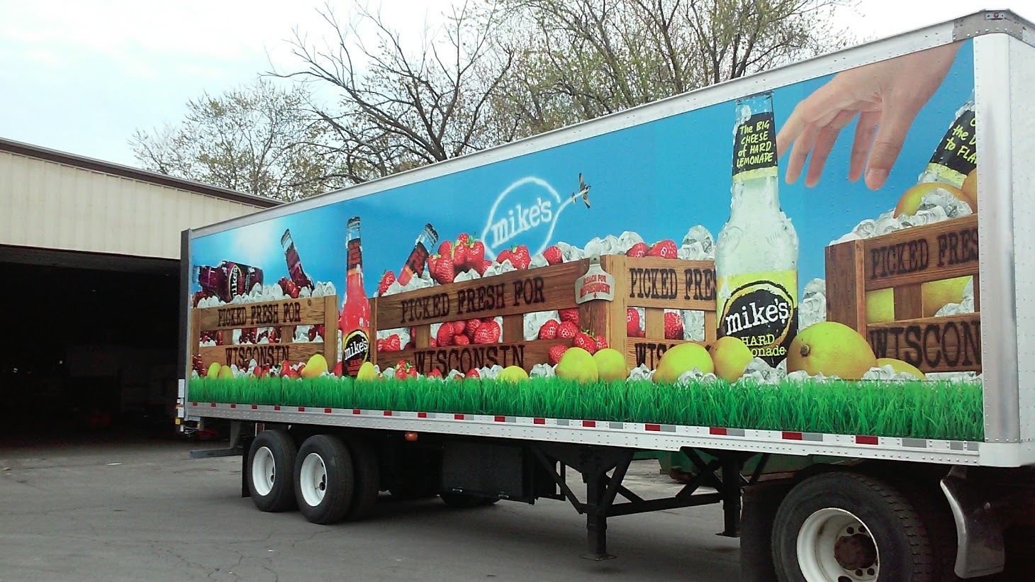 Mike's Hard Lemonade Semi Truck Fleet Wrap